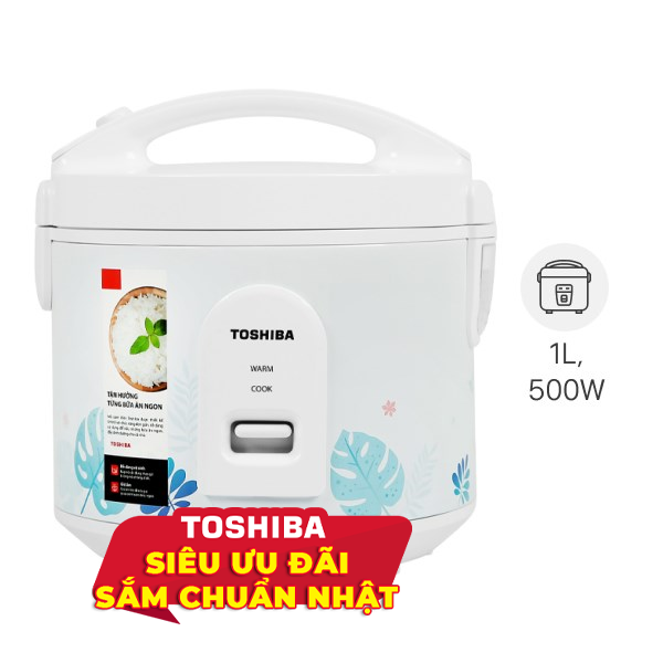 Nồi cơm nắp gài Toshiba 1 lít RC-10JH2PV(B)