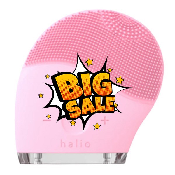 Máy rửa mặt và massage Halio Baby Pink