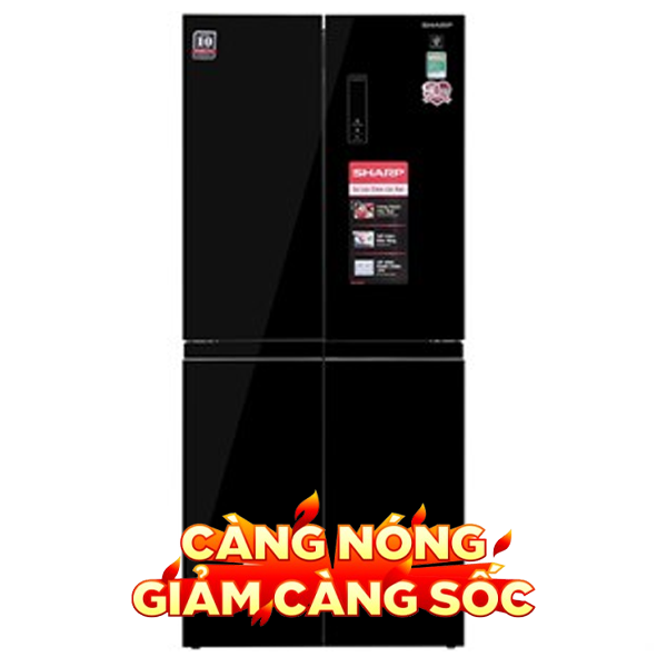 Sharp Inverter 401 lít SJ-FXP480VG-BK