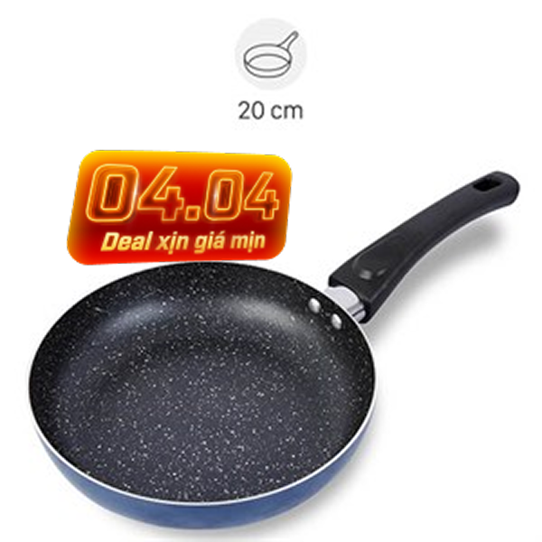 Chảo nhôm chống dính vân đá Delites CE003-20