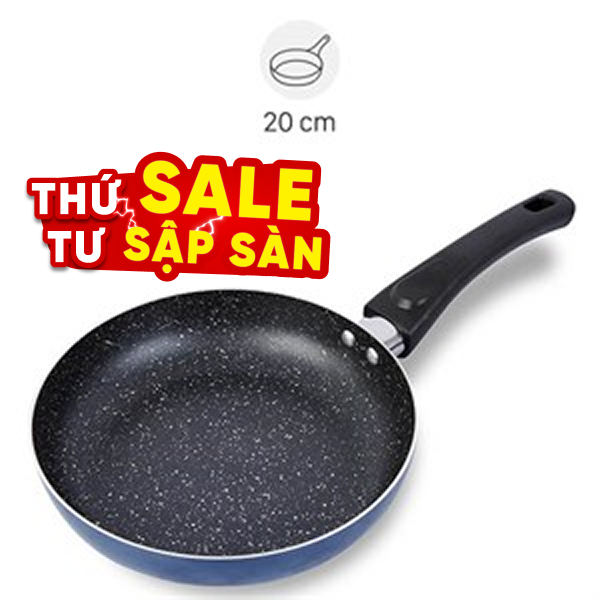 Chảo nhôm chống dính vân đá Delites CE003-20