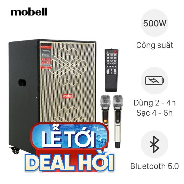 Loa kéo karaoke Mobell MK-6080 500W