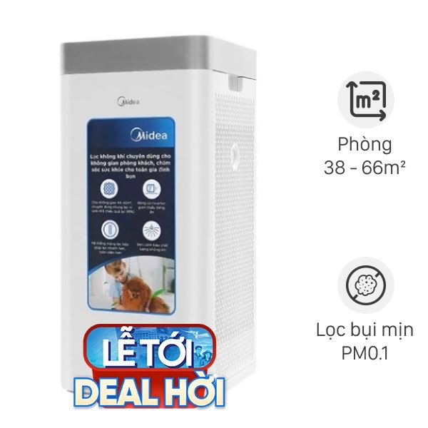 Máy lọc không khí Midea MAP-550GJA32 38W