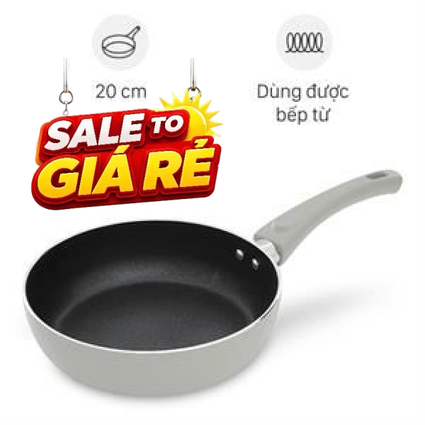 Chảo nhôm sâu chống dính đáy từ Elmich Harmonia EL-3779