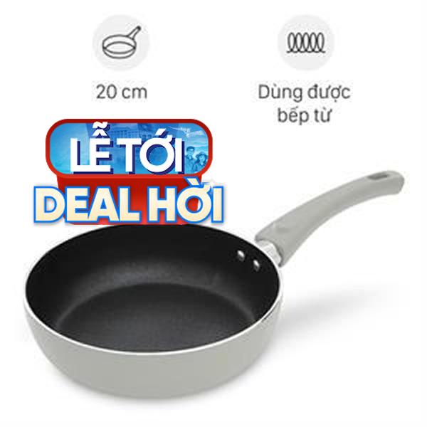 Chảo nhôm sâu chống dính đáy từ Elmich Harmonia EL-3779