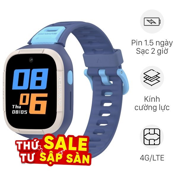 Kidcare S6 41.5mm dây silicone