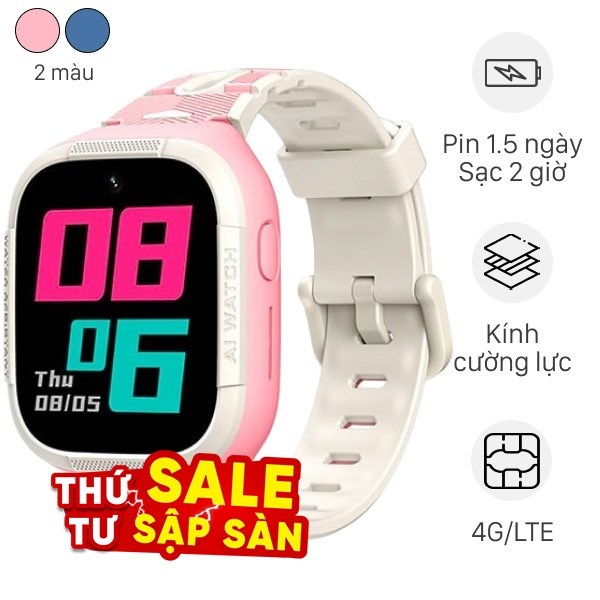 Kidcare S6 41.5mm dây silicone