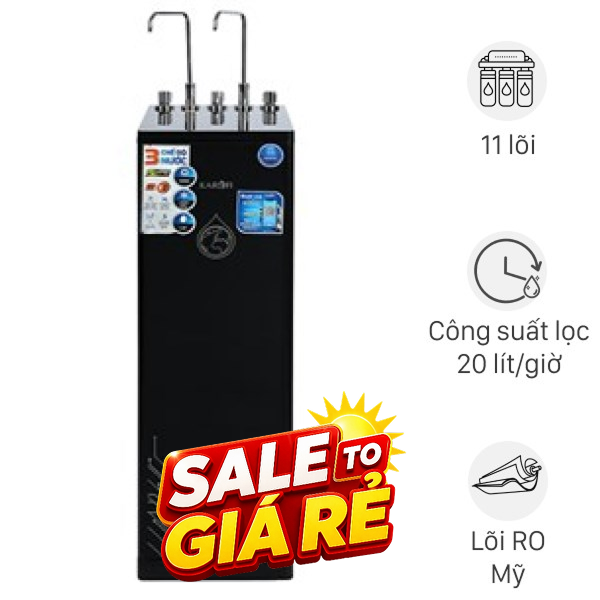 Máy lọc nước RO nóng nguội lạnh Hydrogen Karofi KAD-D66
