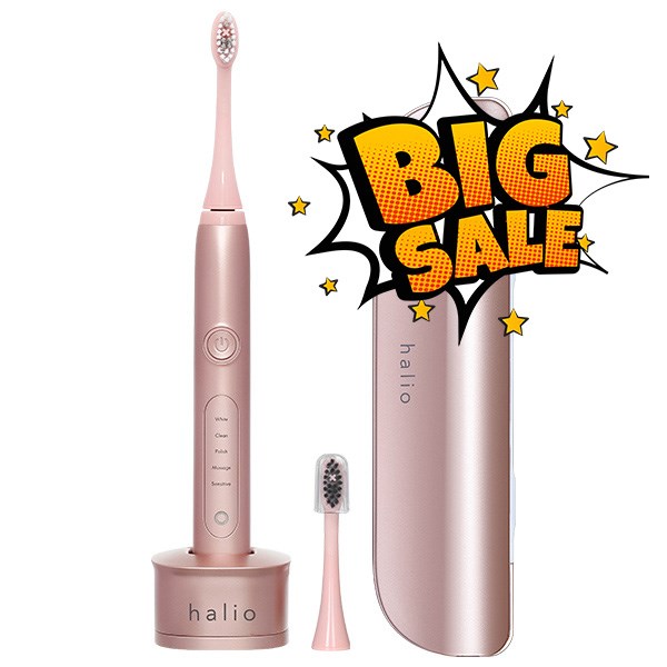Bàn chải điện Halio Sonic Whitening Pro Rose Gold