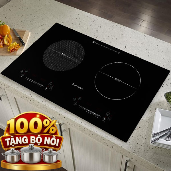 Bếp từ đôi lắp âm Kangaroo KG855i