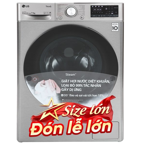 Máy giặt LG AI DD Inverter 11 kg FV1411S4P