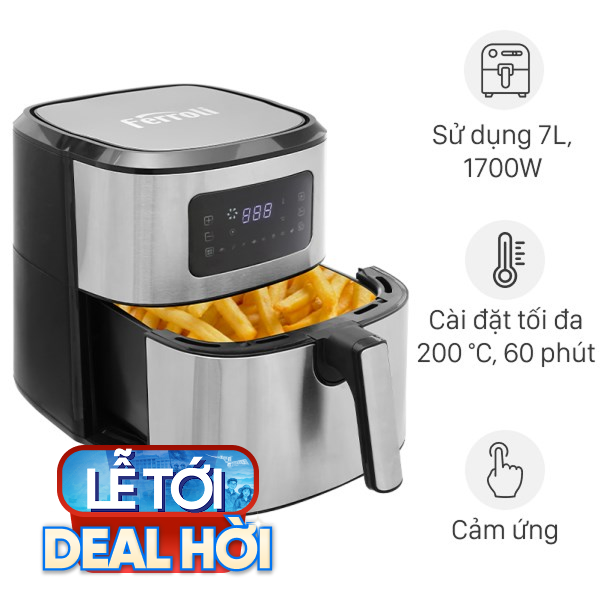 Nồi chiên không dầu Ferroli 7 lít FAF-7.0D