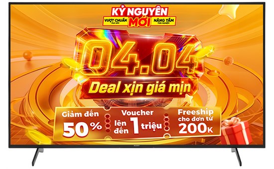 Google Tivi Sony 4K 55 inch KD-55X75K