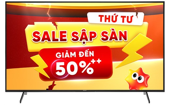 Google Tivi Sony 4K 50 inch KD-50X75K