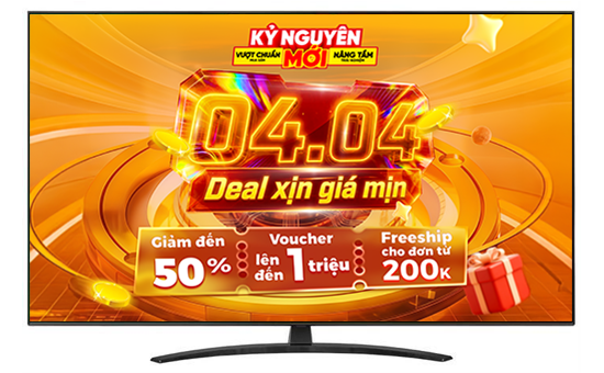 Smart Tivi NanoCell LG AI 4K 65 inch 65NANO76SQA