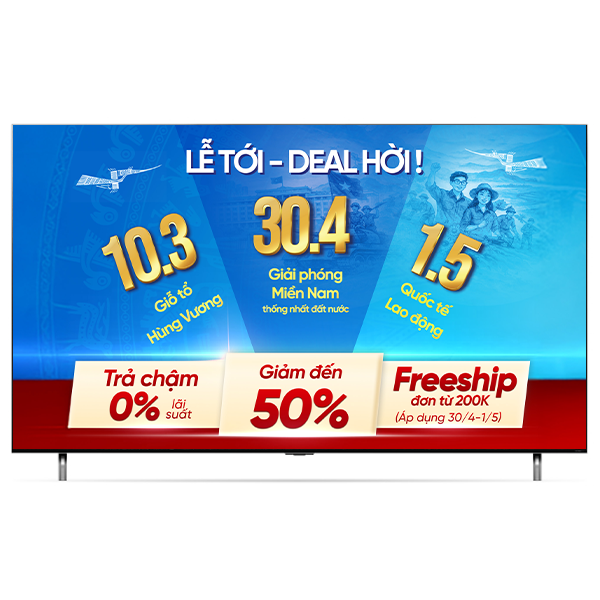 Smart Tivi QNED LG AI 8K 75 inch 75QNED99SQB