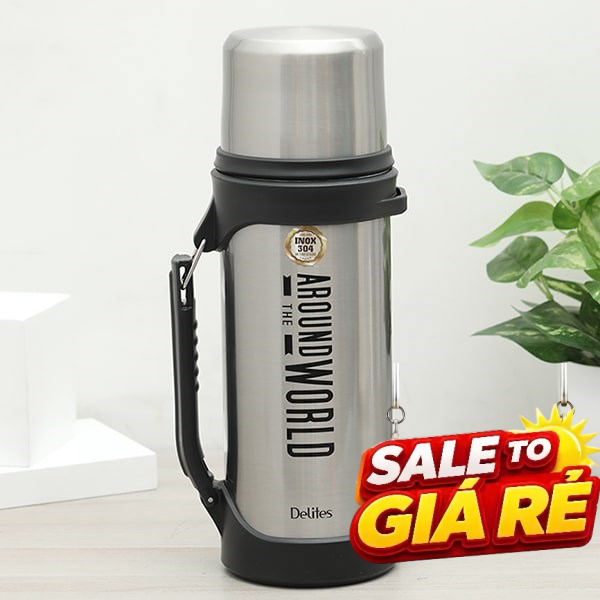 Bình giữ nhiệt nóng lạnh Inox 1500 ml Delites H21