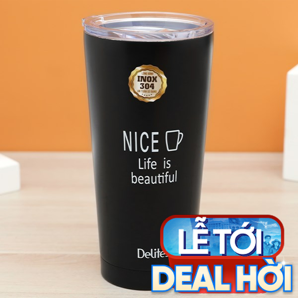 Ly giữ nhiệt Inox 500 ml Delites Q10A