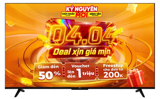 Google Tivi TCL AI 4K 55 inch 55P635