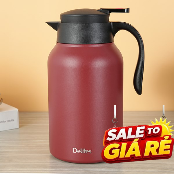 Bình giữ nhiệt nóng lạnh Inox 2000 ml Delites XB-20156