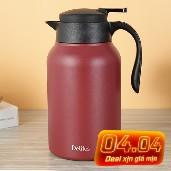 Bình giữ nhiệt nóng lạnh Inox 2000 ml Delites XB-20156