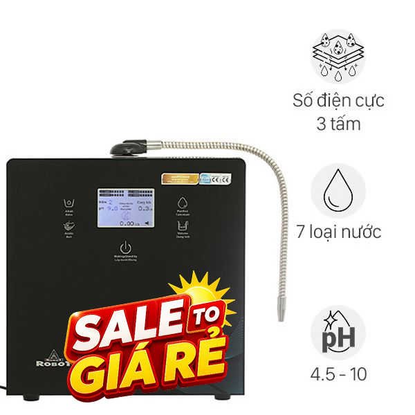 Máy lọc nước điện giải ion kiềm ROBOT IonPrince 37X