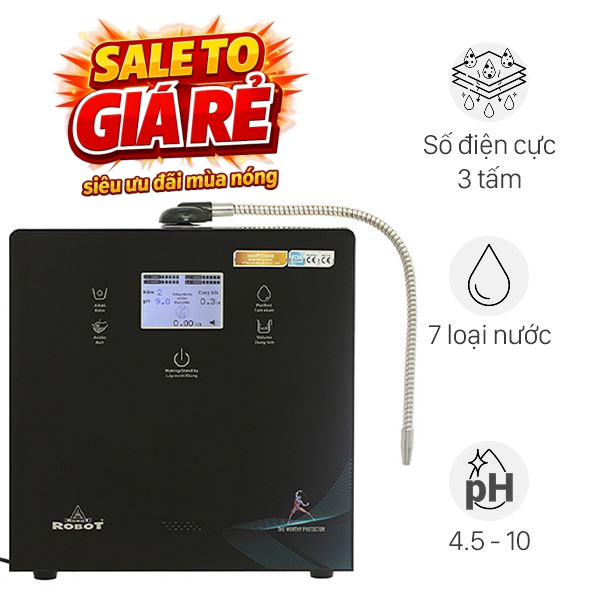 Máy lọc nước điện giải ion kiềm ROBOT IonPrince 37X