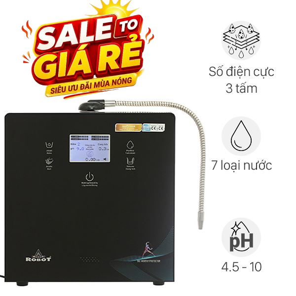 Máy lọc nước điện giải ion kiềm ROBOT IonPrince 37X