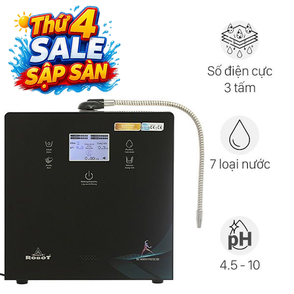 Máy lọc nước điện giải ion kiềm ROBOT IonPrince 37X