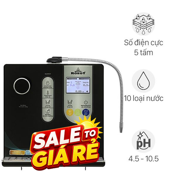 Máy lọc nước điện giải ion kiềm nóng nguội ROBOT IonSmart 510X