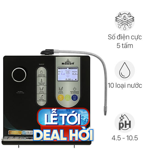 Máy lọc nước điện giải ion kiềm nóng nguội ROBOT IonSmart 510X