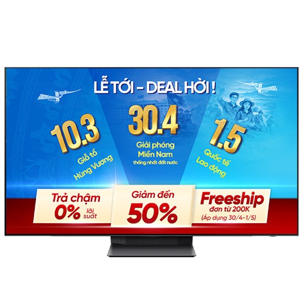Smart Tivi OLED Samsung AI 4K 55 inch QA55S95B