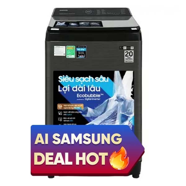 Máy giặt Samsung Inverter 14 kg WA14CG5886BVSV