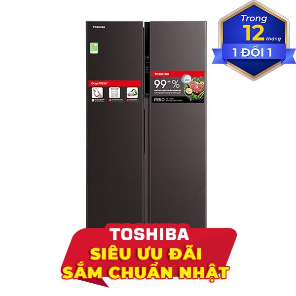 Toshiba Inverter 460 lít GR-RS600WI-PMV(37)-SG