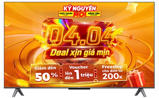 Google Tivi QLED TCL AI 4K 55 inch 55Q646