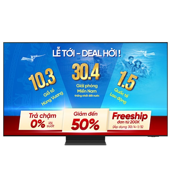 Smart Tivi OLED Samsung AI 4K 65 inch QA65S95CA