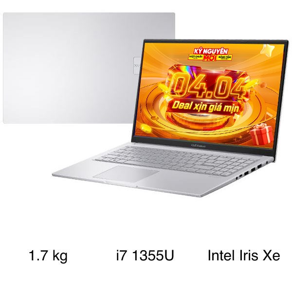 Laptop Asus Vivobook 15 X1504V - NJ023W (i7 1355U, 16GB, 512GB, Full HD, Win11)