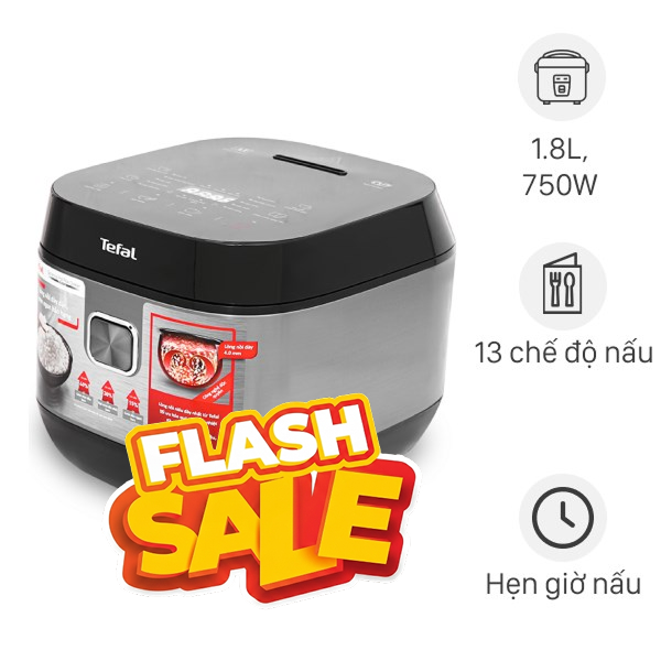 Nồi cơm điện tử Tefal 1.8 lít RK776B68