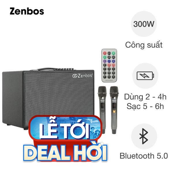 Loa karaoke xách tay Zenbos K-180