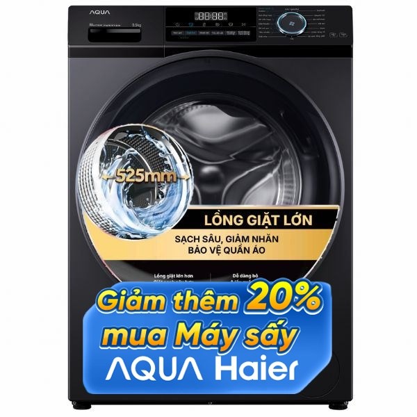 Aqua Inverter 9.5 Kg AQD-A952J BK