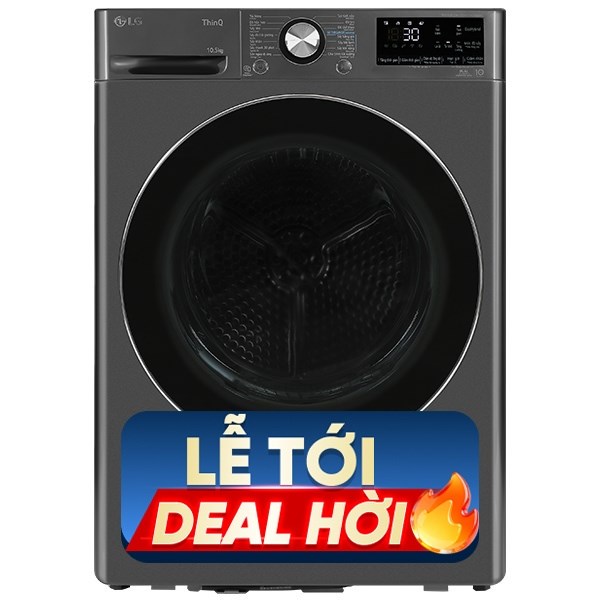 Máy sấy bơm nhiệt LG 10.5 Kg DVHP50B