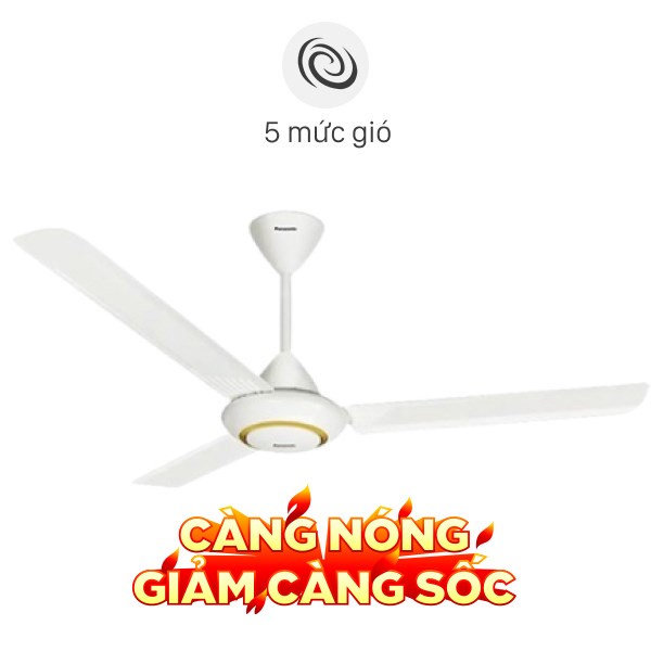 Quạt trần Panasonic 3 cánh F-60MZ2-L 66W