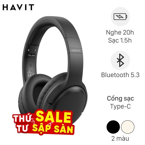 Tai nghe Bluetooth Chụp Tai Havit H662BT