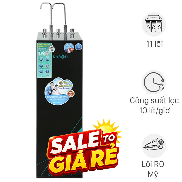 Máy lọc nước RO nóng nguội lạnh Karofi KAD-X58