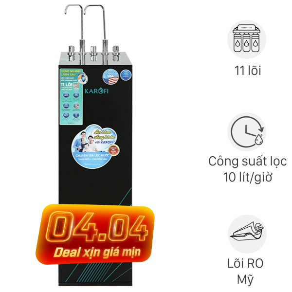 Máy lọc nước RO nóng nguội lạnh Karofi KAD-X58