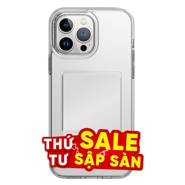 Ốp lưng iPhone 15 Pro Max Nhựa dẻo TPU UNIQ HYBRID Air Fender ID