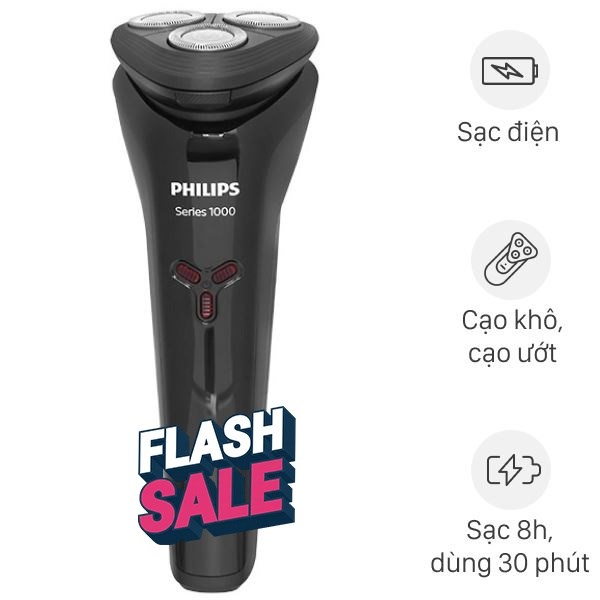 Máy cạo râu khô và ướt Philips S1103/02
