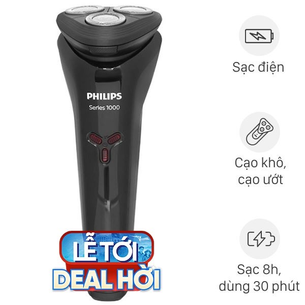 Máy cạo râu khô và ướt Philips S1103/02