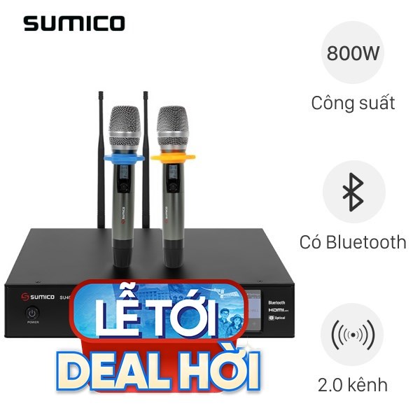 Amply Karaoke Sumico SU400 800W