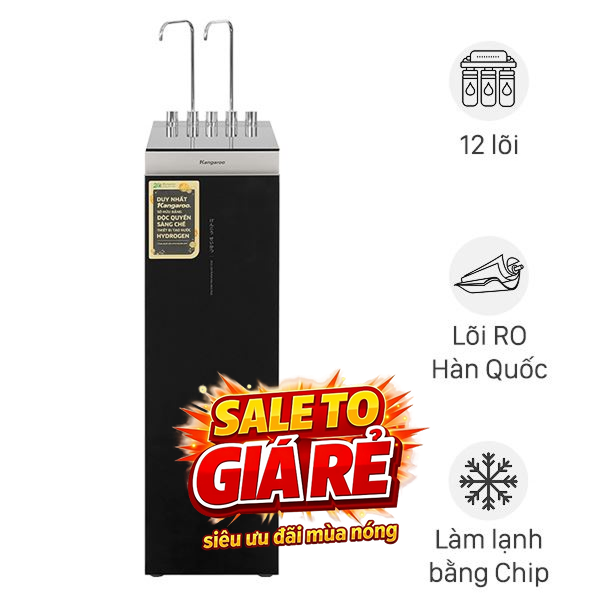 Máy lọc nước RO nóng nguội lạnh Hydrogen Kangaroo KG12A6